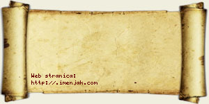 David Jočanin vizit kartica